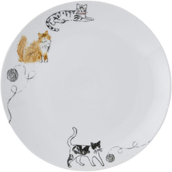 Feline Friends Porcelain Dinner Plate