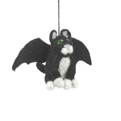 Handmade Felt Batty Catty Hanging Decoration