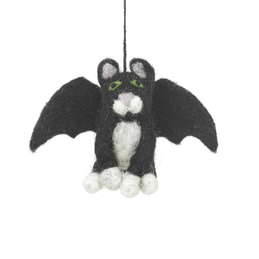Handmade Felt Batty Catty Hanging Decoration