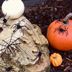 Handmade Felt Spooky Spiderweb