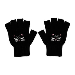 Feline Fingerless Gloves