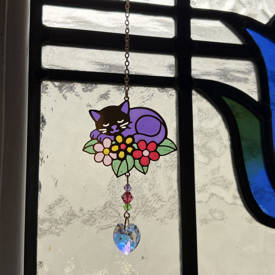 Sleeping Cat Crystal Dream