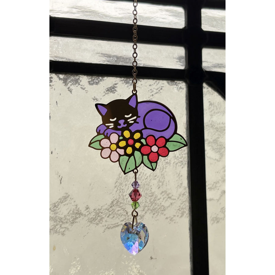 Sleeping Cat Crystal Dream