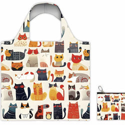 Autumn Kitties Packable Bag
