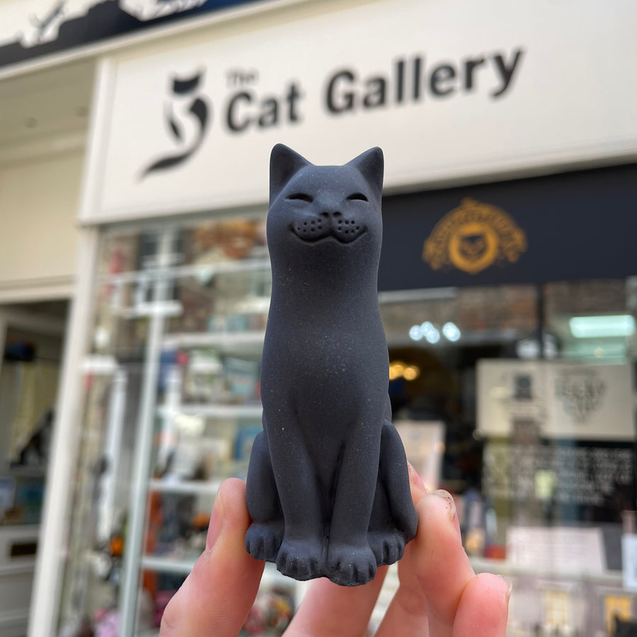 Charcoal Stone Original Lucky Cat