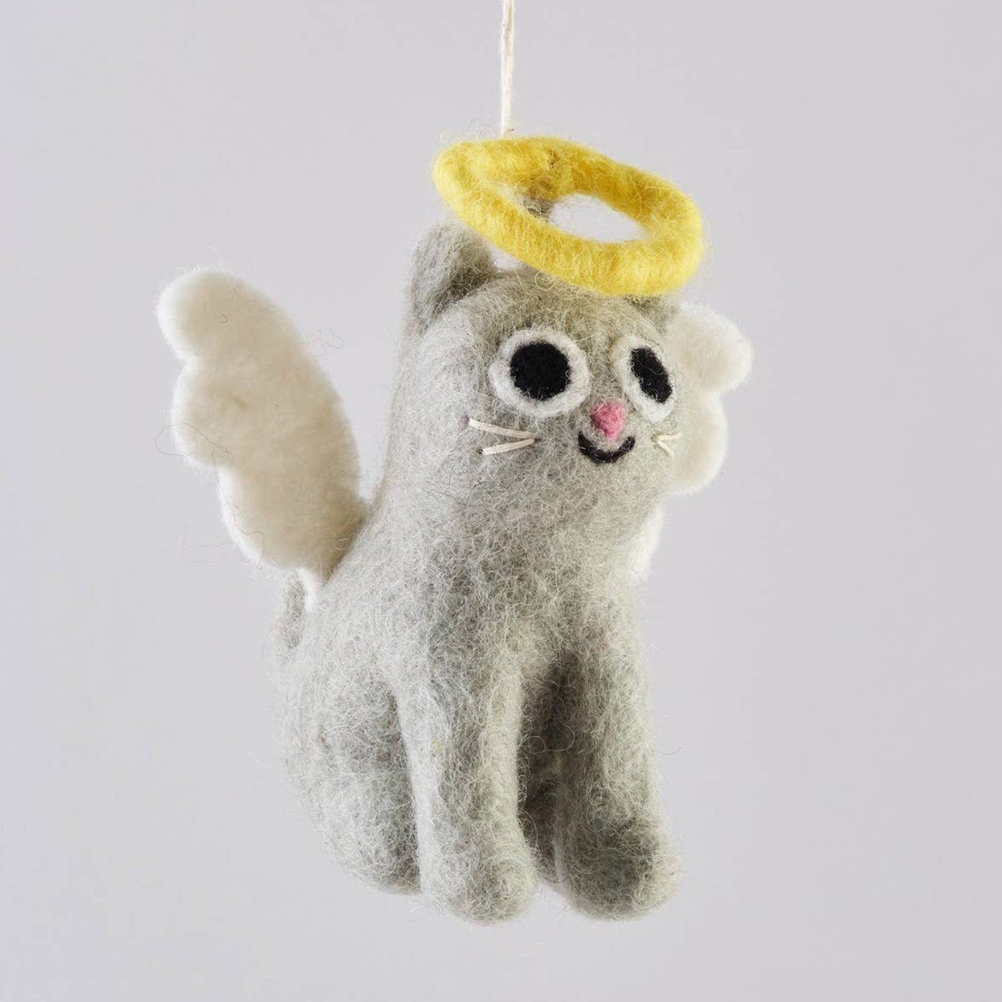 Gabby, Cat Angel Hanging Felt Decoration