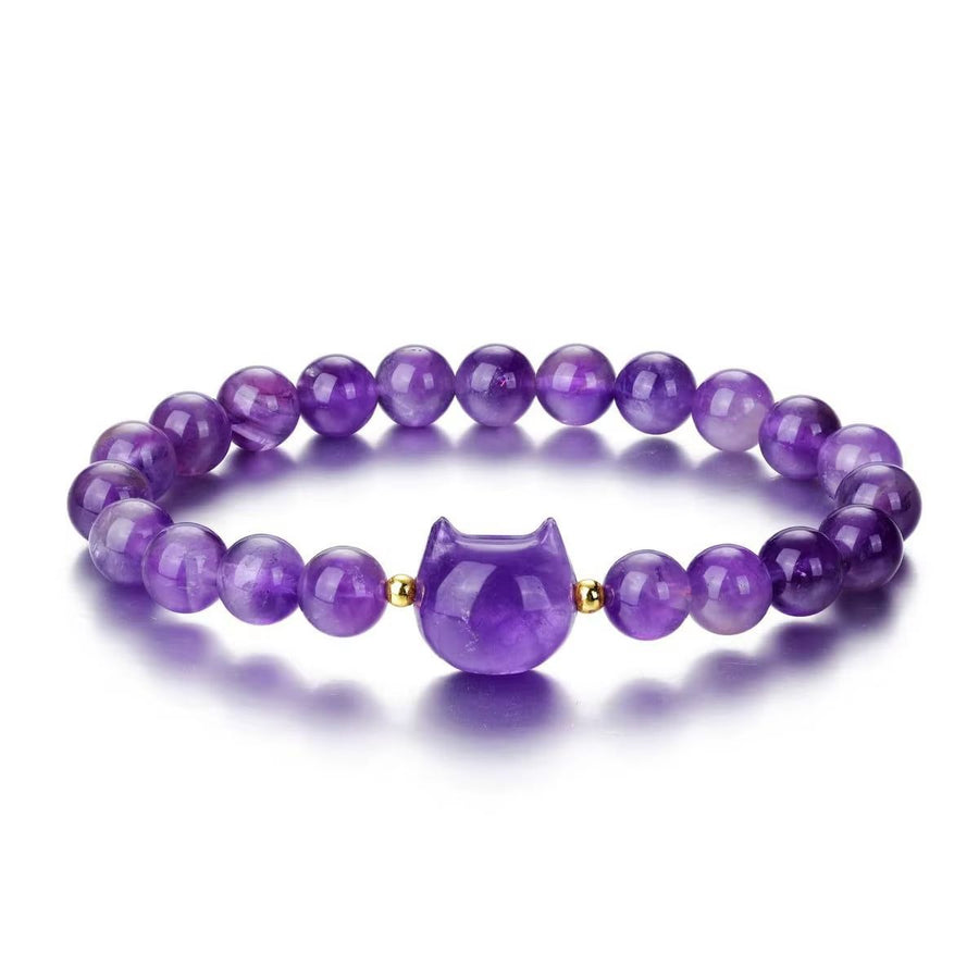 Feline Gemstone Bracelet