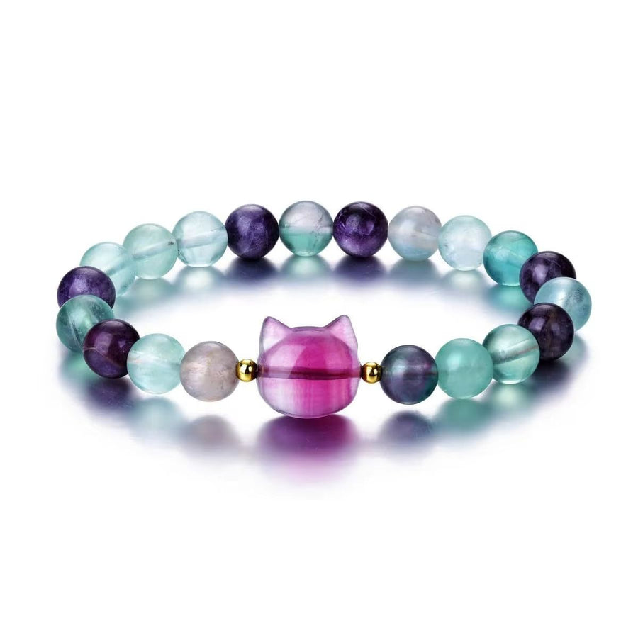 Feline Gemstone Bracelet
