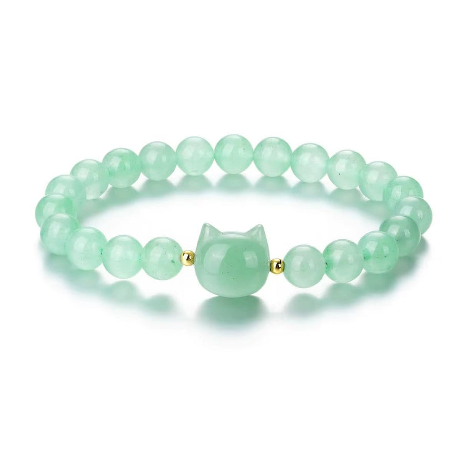 Feline Gemstone Bracelet
