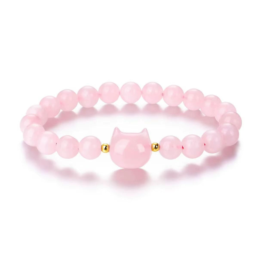 Feline Gemstone Bracelet