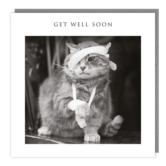 Get Well Soon Photographic Card