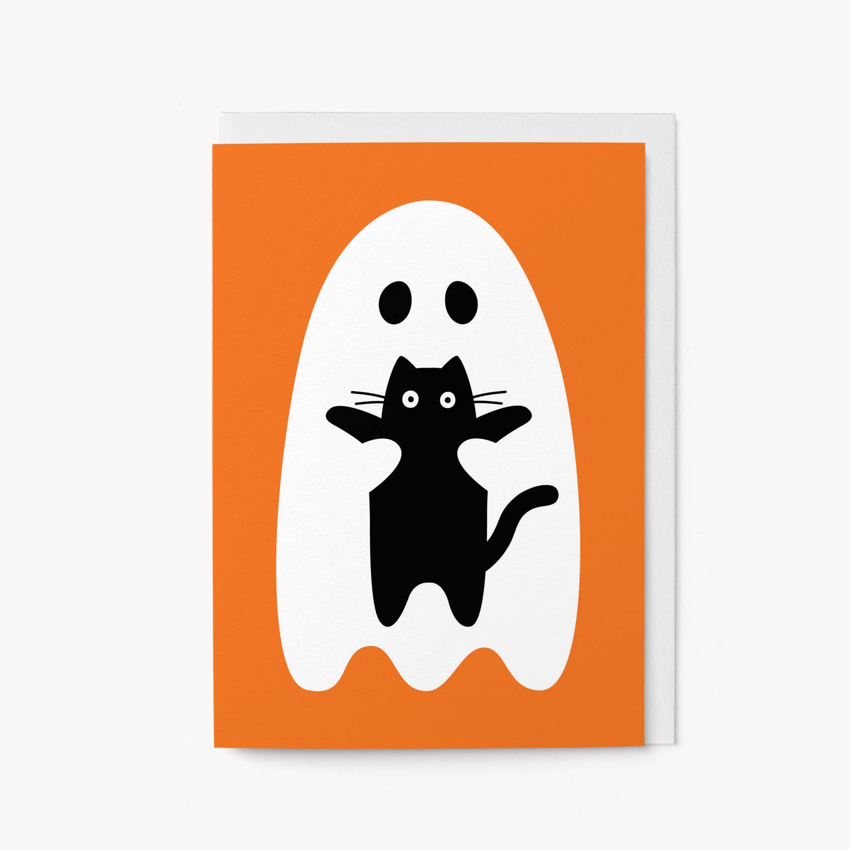 Halloween cat Greeting Card