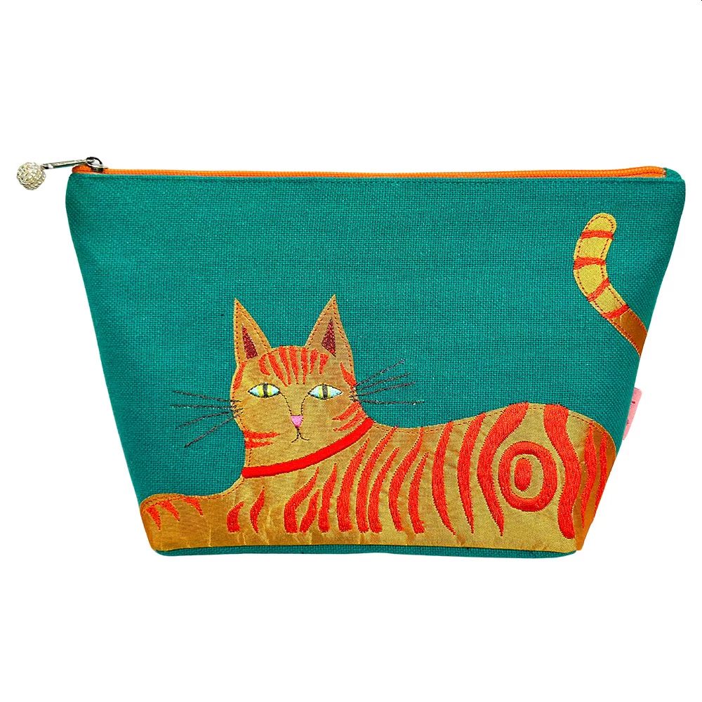 Ginger Cat Large Cosmetics Purse