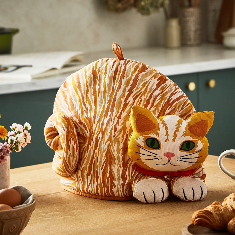 Ginger Cat Shaped Tea Cosy