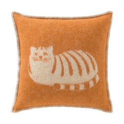 Ginger Cat Wool Cushion Cover