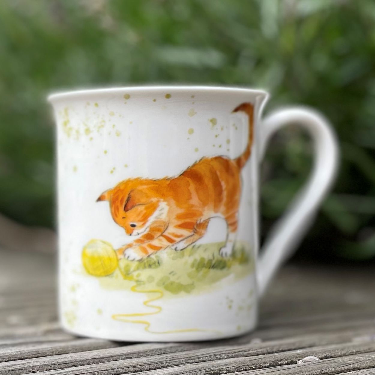 Ginger Cat Porcelain Mug