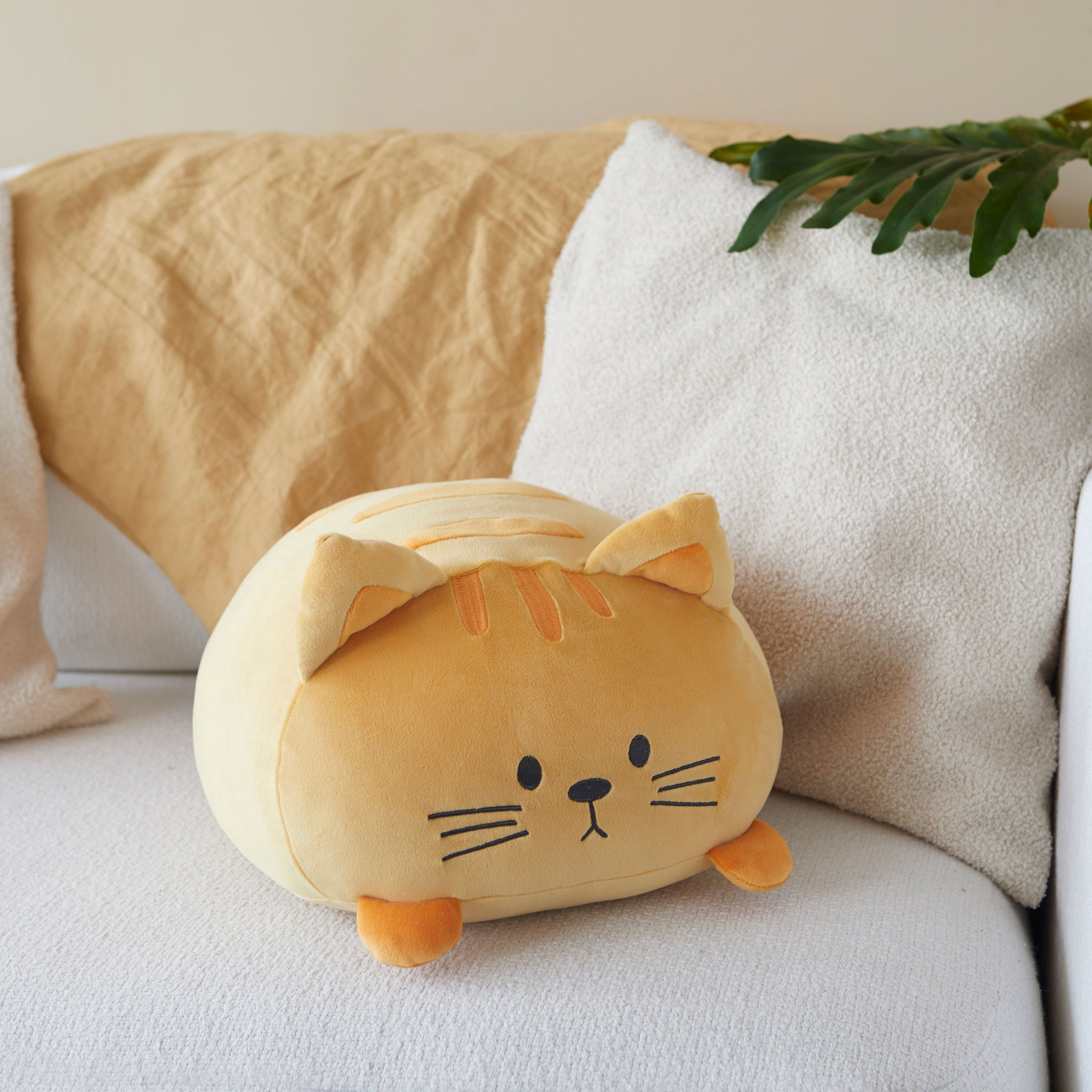 Ginger Tabby Cat Decorative Cushion