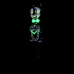 Classic Black Glow Kit Cat Klock