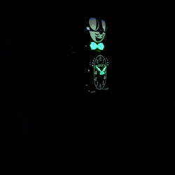 Classic Black Glow Kit Cat Klock
