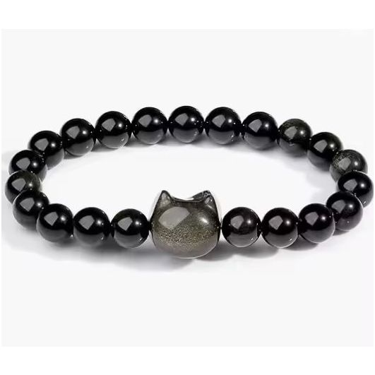 Feline Gemstone Bracelet