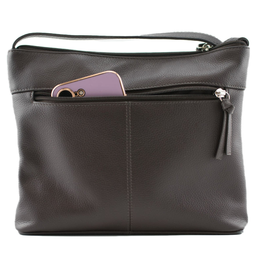 Gone to Pot Leather Cross Body Bag
