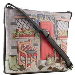 Gone to Pot Leather Cross Body Bag