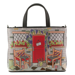 Gone to Pot Leather Grab Handbag