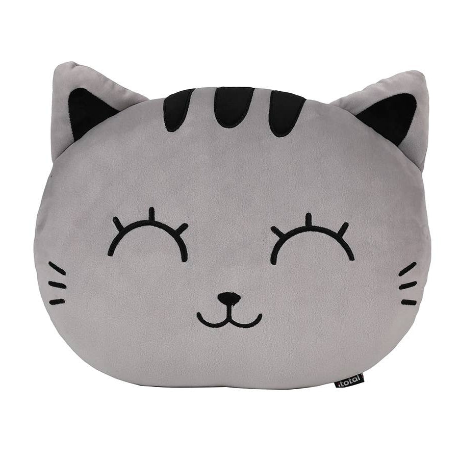 Flat Pillow Grey Cat