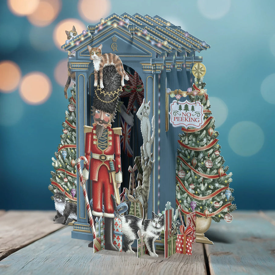 Guard House 3D Pop-up Christmas Card