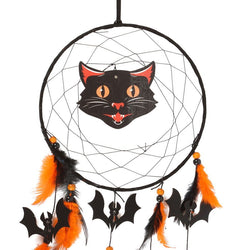 Black Cat Halloween Dreamcatcher