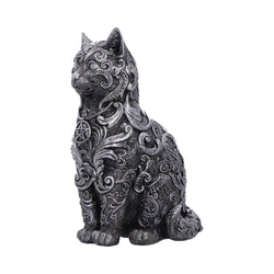 Hexbound Familiar Silver Cat Figurine