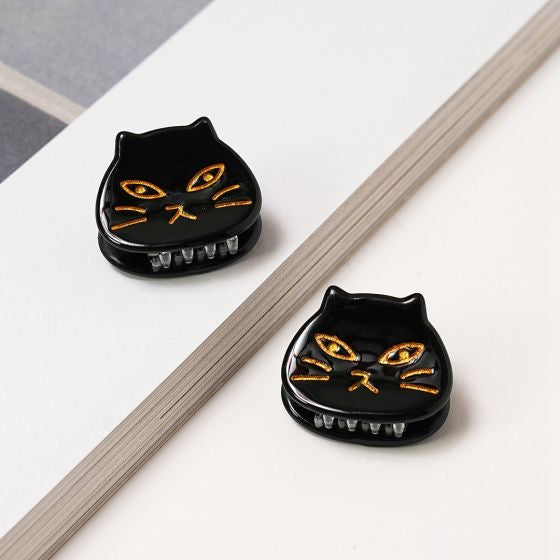 Pair of Cat Face Mini Hair Claws