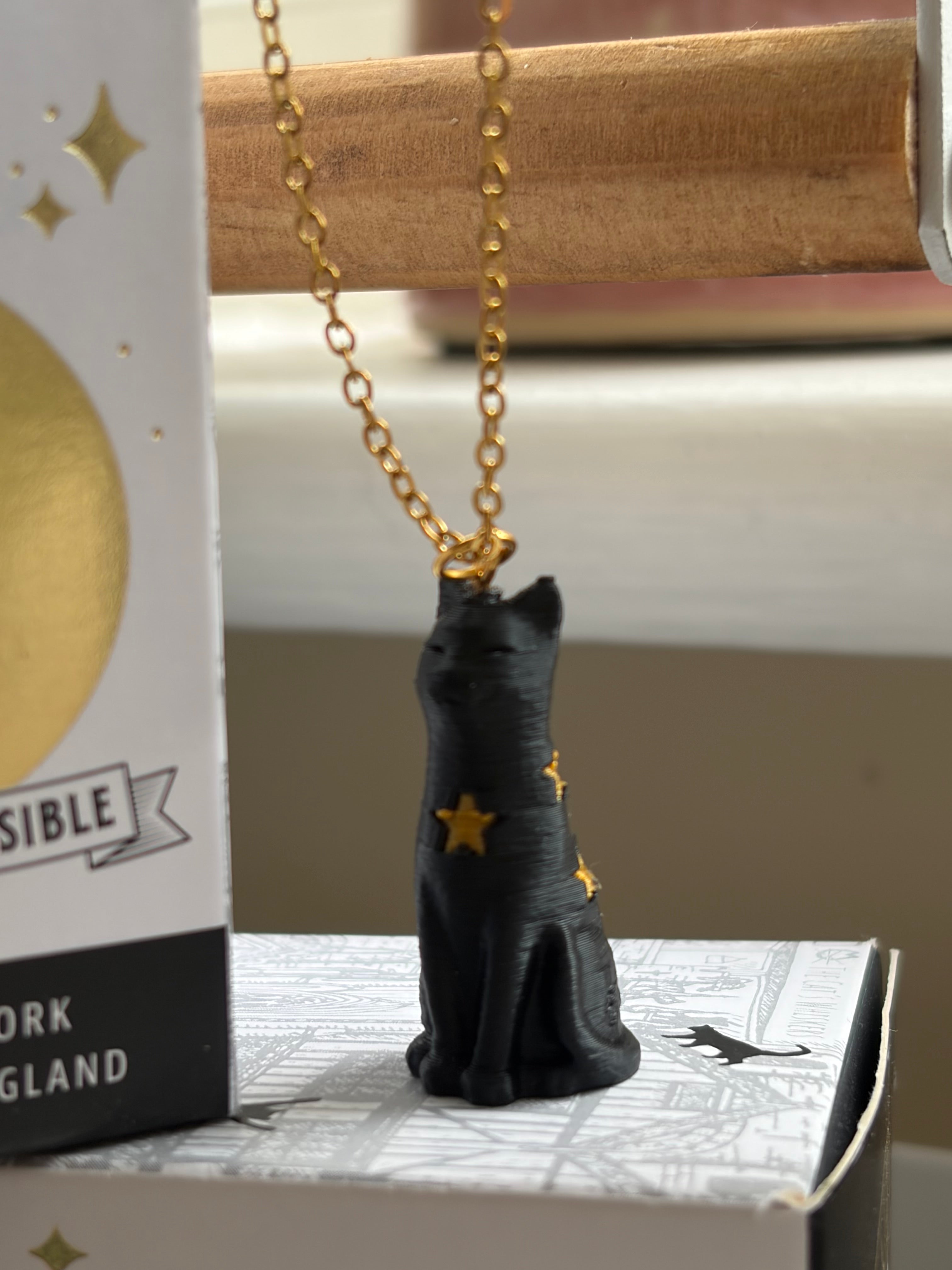 Celestial Cat Pendant