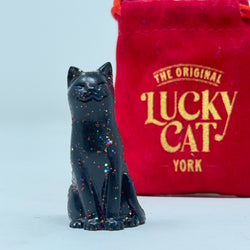 Holographic Black Lucky Kitten