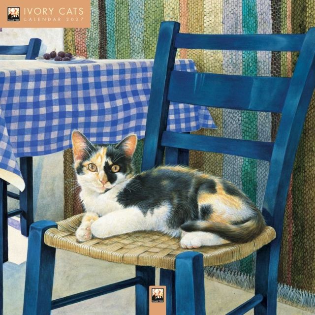 Ivory Cats 2027 Wall Calendar