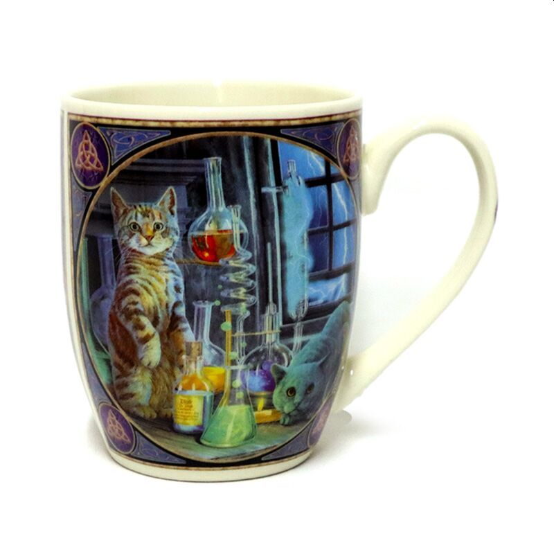 Jekyll and Hyde Cat Porcelain Mug