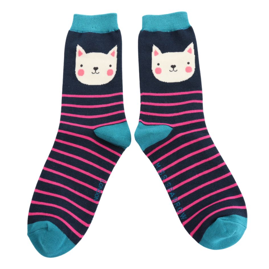 Kitty Stripes Socks