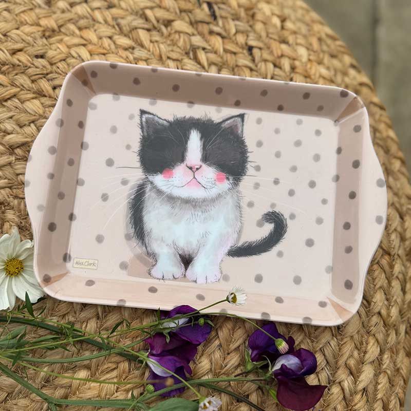 Kitten Small Snack Tray, by Alex Clark