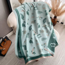 Kitty Cats Warm Shawl