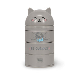 Grey Kitty Desk Organiser