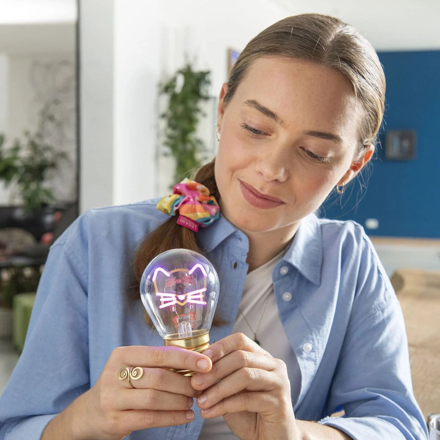 Cordless Pink Kitty Lightbulb