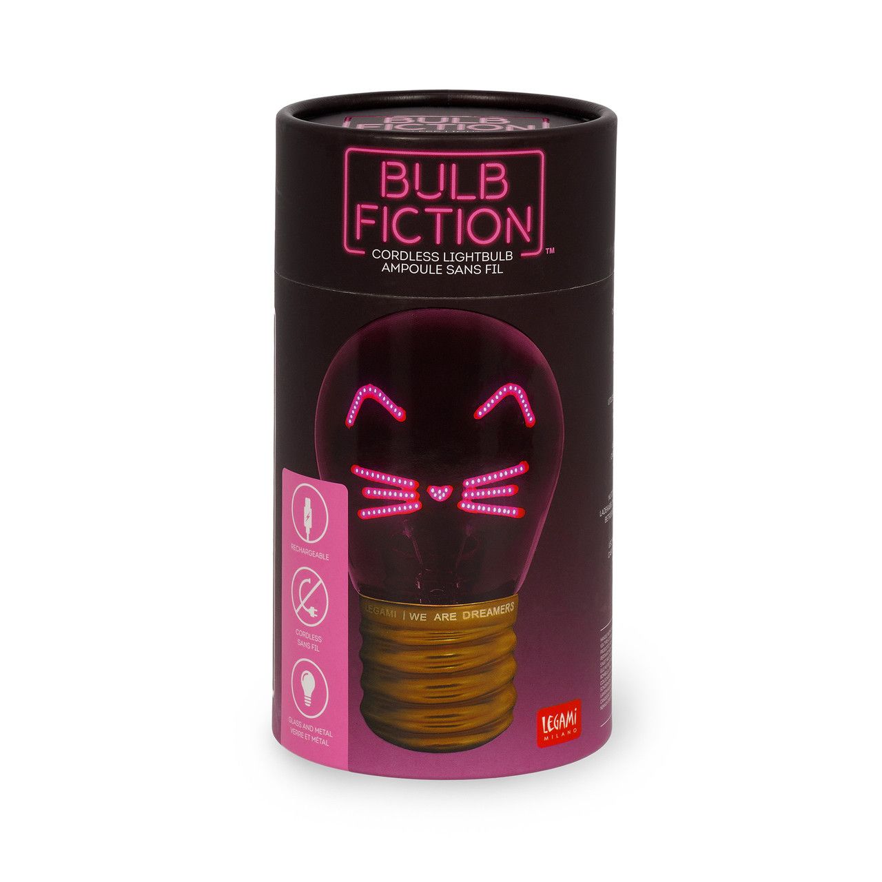 Light Bulb Shaped Kitty Table Lamp