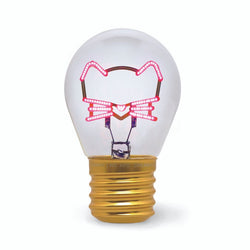 Light Bulb Shaped Kitty Table Lamp