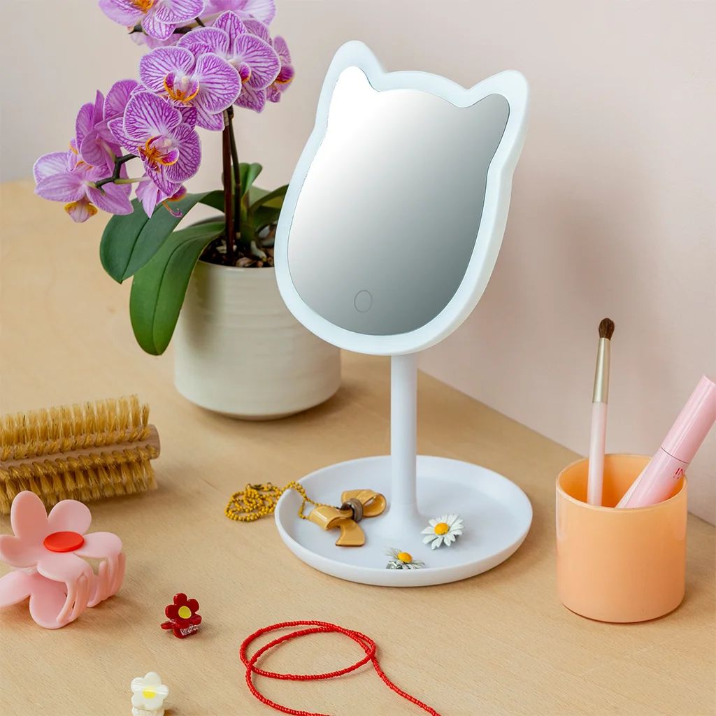 Light up Kitty Vanity Mirror