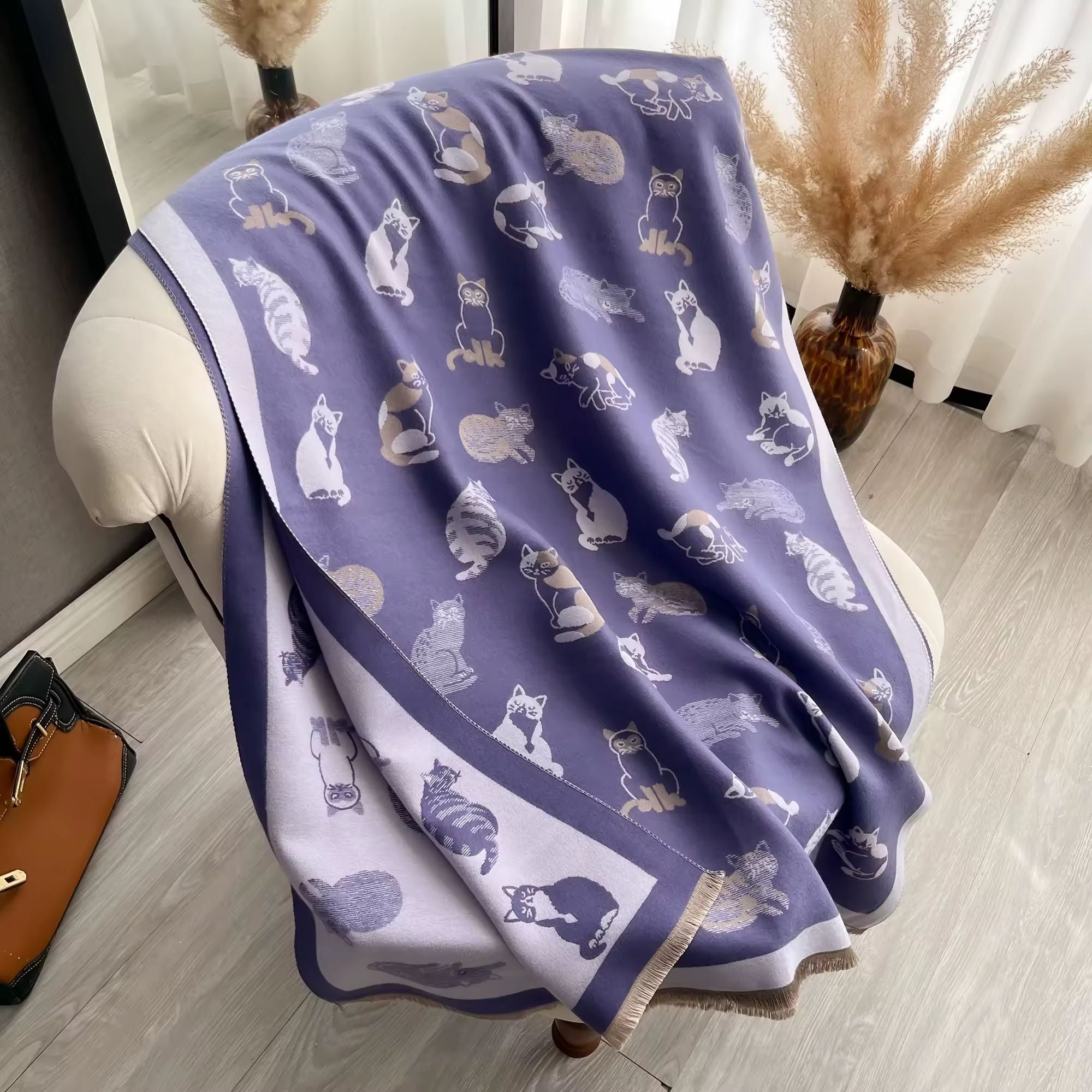 Kitty Cats Warm Shawl