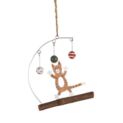 Kitty and Baubles Festive Decoration