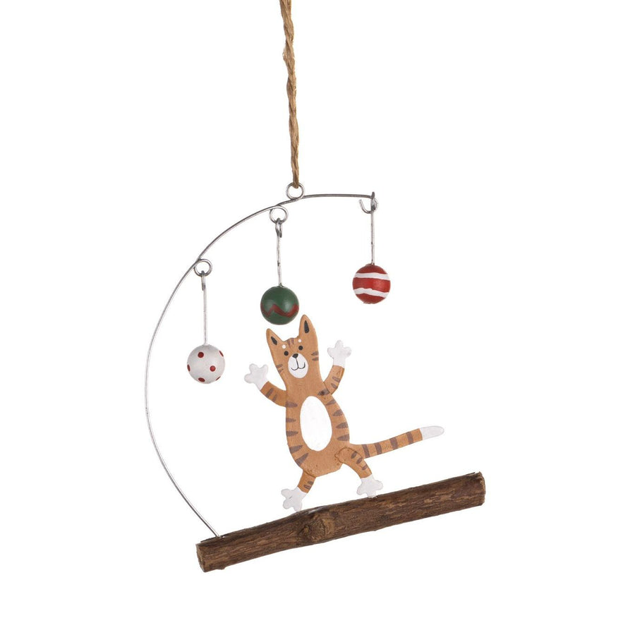 Kitty and Baubles Festive Decoration