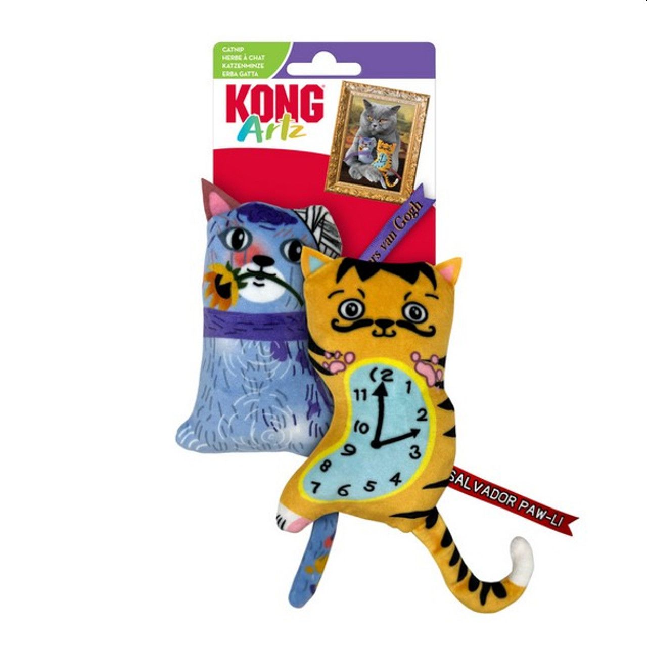 KONG Artz Dali Van Gogh Cat Toys