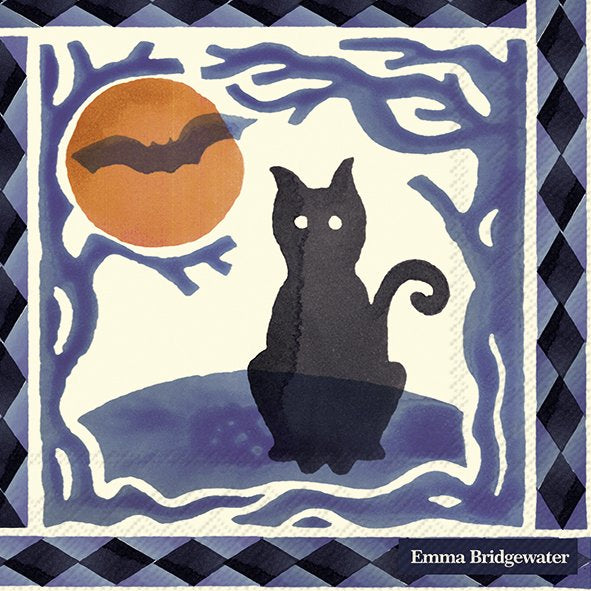 Black Cat Napkins, by Emma Bridgewater