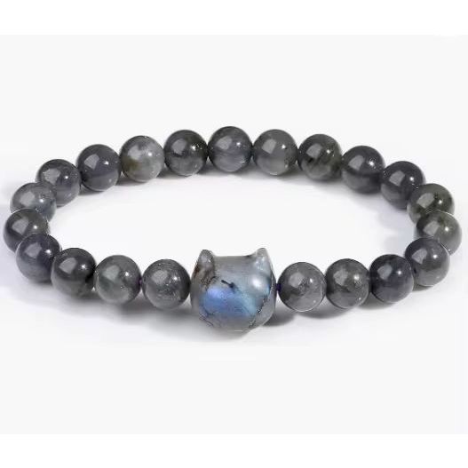 Feline Gemstone Bracelet